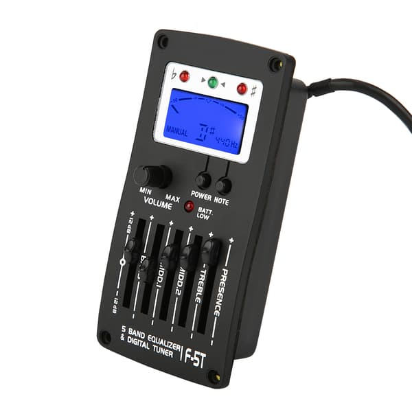 F-5T 5-bands digital EQ-stämmare för elektrisk akustisk klassisk gitarr