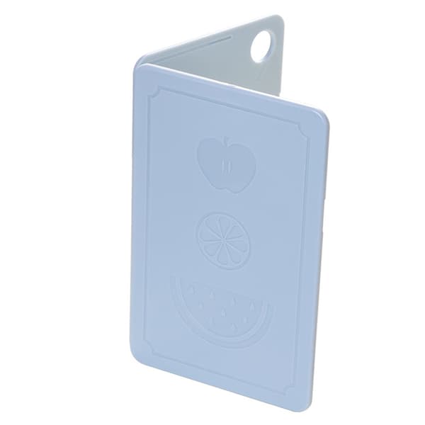 Vikbar plastskärbräda för utomhuspicknickcamping - Nordic Grey Blue 20x12,5cm
