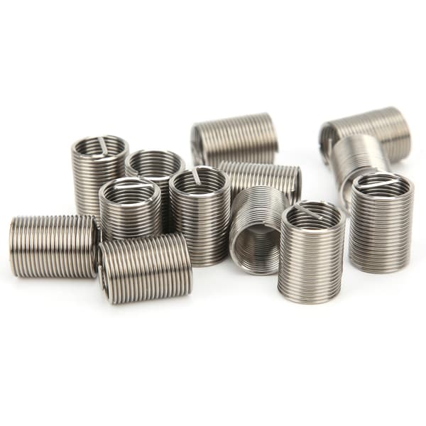 50 stk. M10x1x2.5D gevindindsatser i rustfrit stål, reduktionsmøtrikker til fastgørelse, 2.5D længde