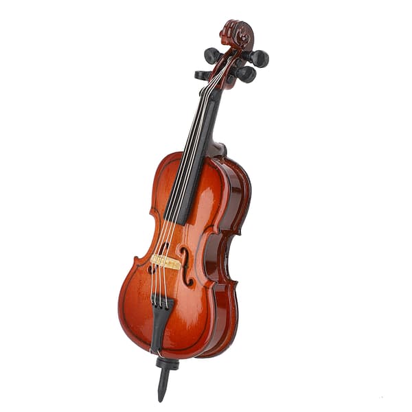 Lindetræ Celloformet Ornament 3-dimensionel Dekorativ Køleskabsmærkat