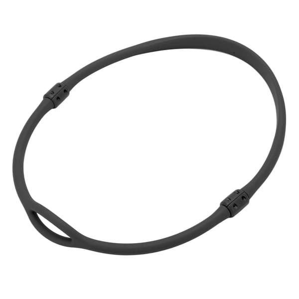 72 cm svart silikonregulatorhalsbandshållare dykremstillbehör