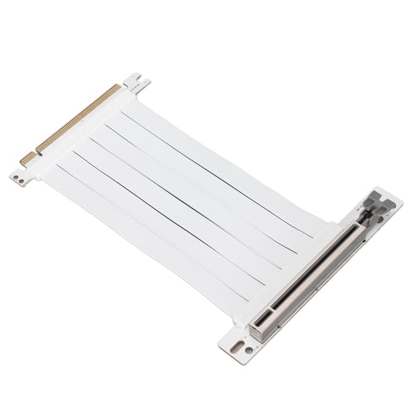 PCI-E 3.0 x16 Riser-kabel 15 cm 128 Gbps højhastighedsforlængerkort til GPU-lydnetværkskort hvid