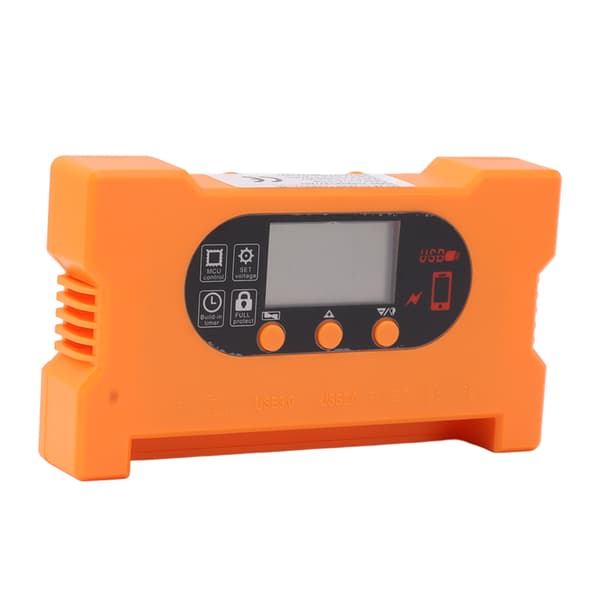 80A Solar Charge Controller Dobbelt USB Type-C Hurtigopladning Afladning til 12V 24V Batteri