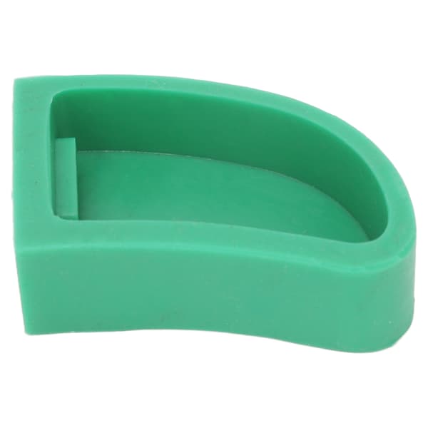 Dental silikon gipsmodell slitsad formare basformar avtrycksmaterialform grön vänster