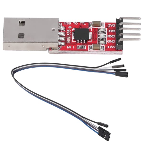USB til TTL seriel adapter STC programmør hanstik med Dupont-kabler