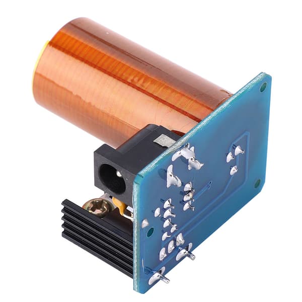 Mini Tesla Coil Kit DC12V Trådlös LED-gnistmodul DIY Elektronikprojekt