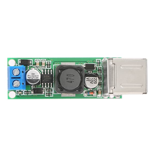 USB Step-Down Konverter 6-35V til 5V 3A Dobbelt Port Opladningsmodul