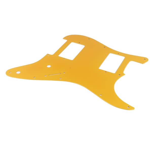 Orange Guld Aluminiumlegering 2 Humbucker Plektrumskydd för Elgitarr