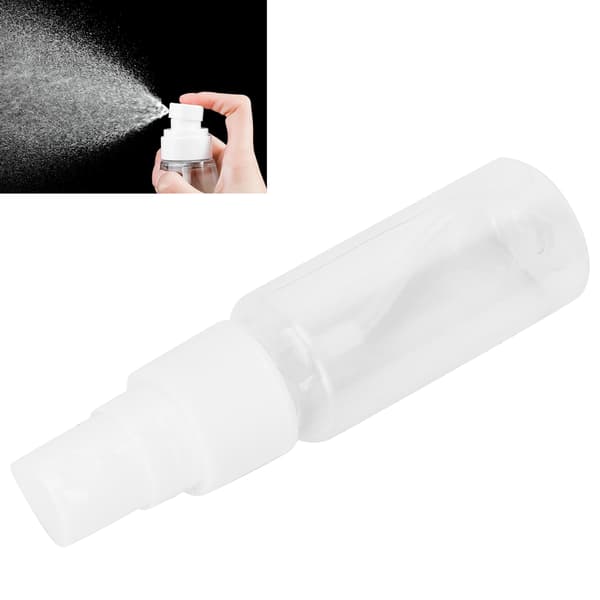 Mini Tom Resesprayflaska Transparent Påfyllningsbar Fin Dimma Kosmetisk Sprayflaska 20ml