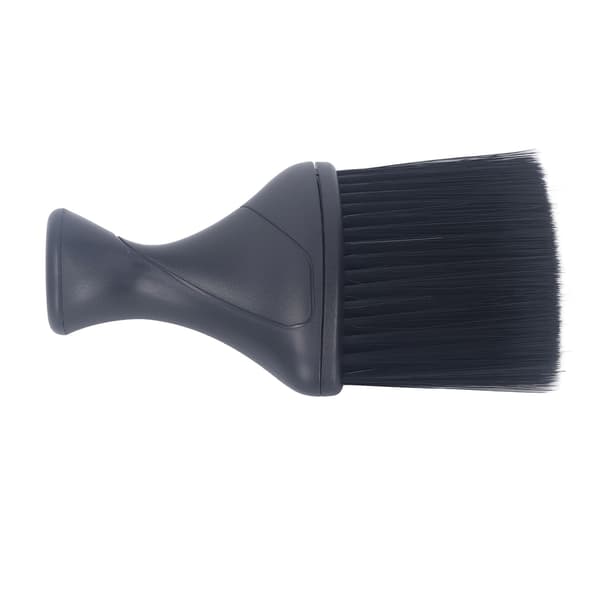 Halsbørste Sort Flad Halsbørste Blød Nylon Barberbørste