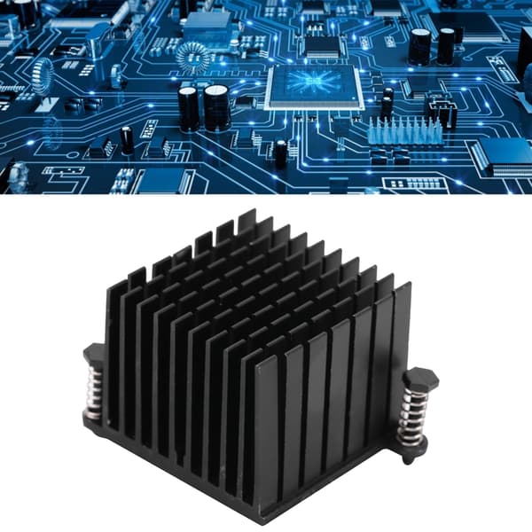 10-pack aluminiumkylfläns för CPU/moderkort/vakuumrör