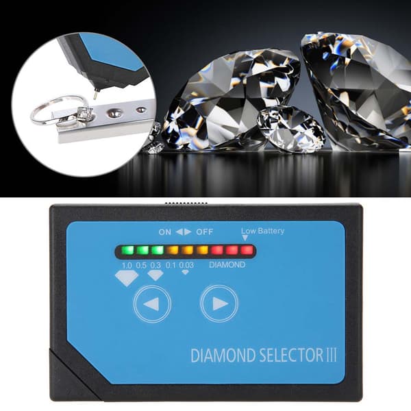 Bærbar Diamantvælger III Smykketester med LED-indikator