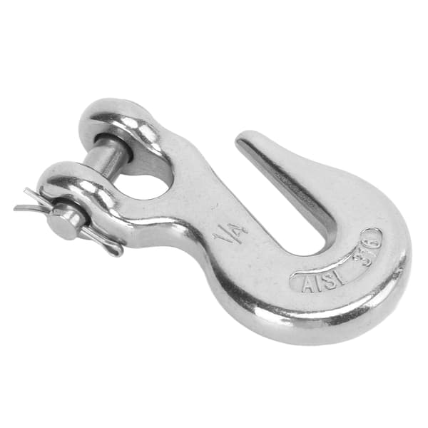 Marine båd slip løftekrog 1/4in 1000lbs bæreevne 316 rustfrit stål