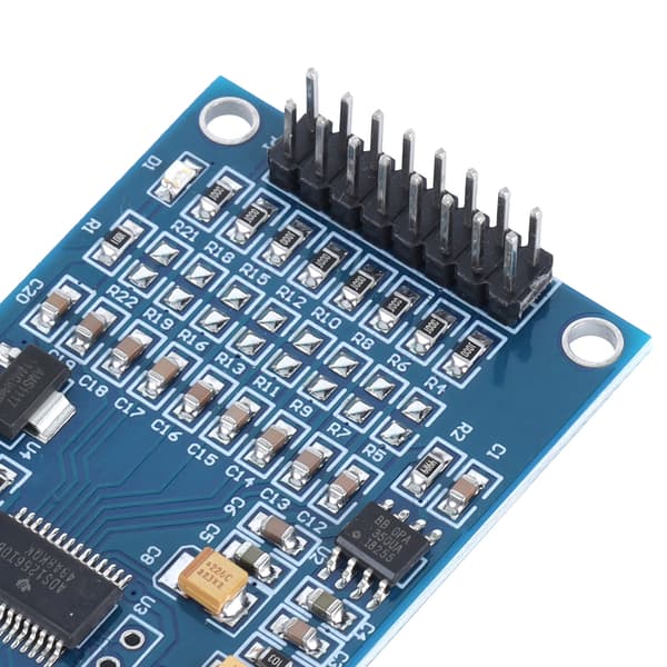 ADS1256 24Bit ADC-modul 8-kanals højpræcisions dataopsamlingskort ABS-kabinet