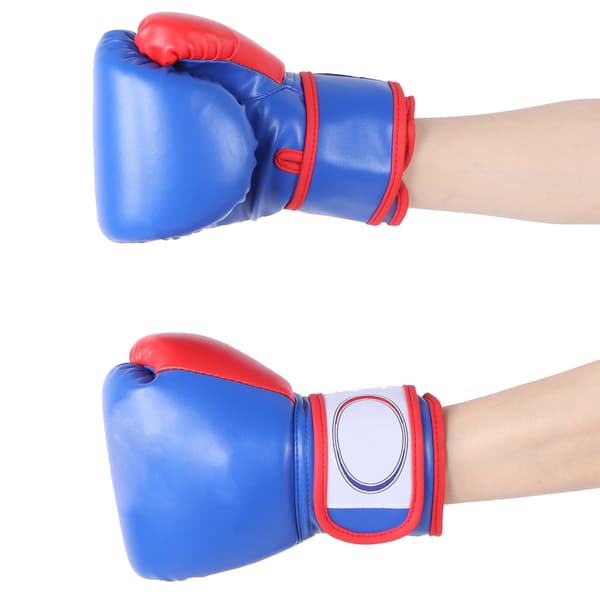 Junior Boxhandskar 1 par, Boxningssäck & Träningshandskar för Pojkar Flickor, Blå