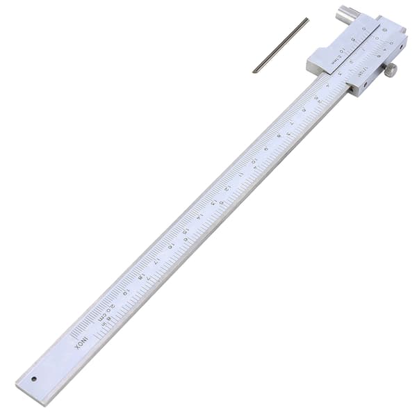 0-200 mm rustfrit stål krydset skydelære, parallel vernier ridsemål, præcisionsmåleværktøj