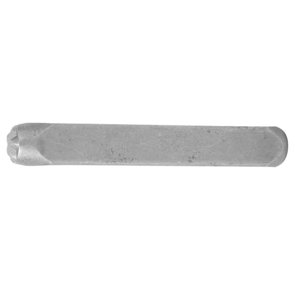 CR-V Stål Stjärnformad Stans 6mm Bredd 2.5'' Längd för Läder Plast Metall