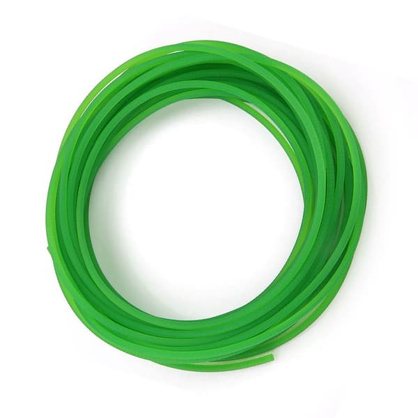 Grøn Tekstureret PU Rund Drivrem 4mm x 10m til Transmissionssystemer