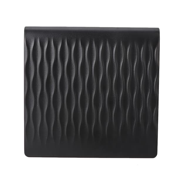 12,7 mm USB 3.0 bærbar ekstern DVD/CD-brænder med tekstureret overflade, sort, til bærbar og stationær pc