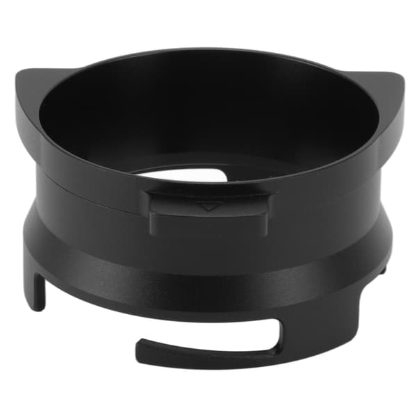 54 mm roterbar kaffedoserings tragt i aluminiumslegering, sort espressomaskinetilbehør