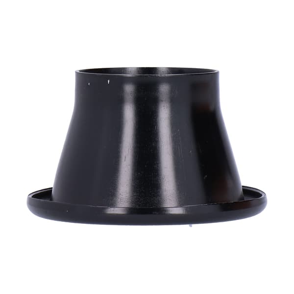 2,6 tommer koldluftsindsugning Turbo Horn Velocity Stack Adapter CNC aluminium bilmodifikationsdel sort