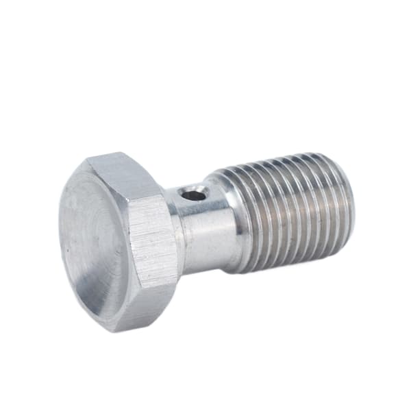 0.8in Banjo Bolt Fitting M10x1.0 Rustfrit Stål Korrosionsbestandigt Tilbehør til Bil