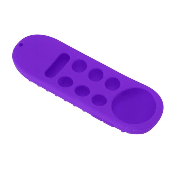 Lila silikonfodral för Chromecast med Google TV fjärrkontroll