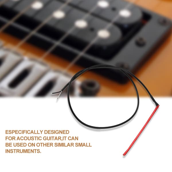 Akustisk Gitarr Pickup Under Sadel Passiv Piezo Transducer Instrument Tillbehör