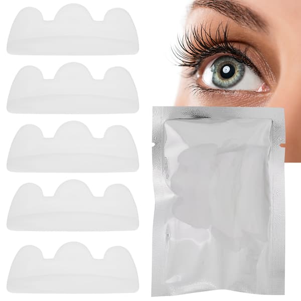 5 par silikone øjenvippe permanent puder øjenvippe curling løfteskjold patch makeup værktøj