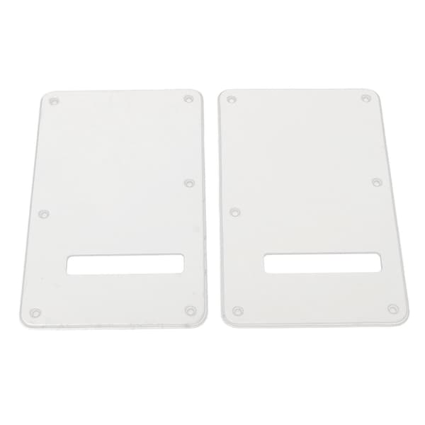 2 st PVC elgitarr bakplatta repskydd 146x93mm musikutrustning ersättning vit