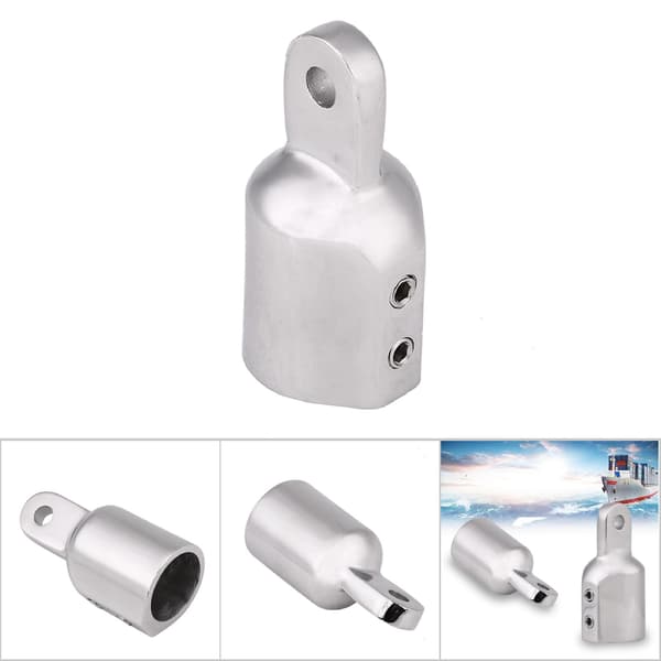 7/8 tommer 22 mm rustfrit stål øjeende til båd Bimini Top Cap Fitting Hardware