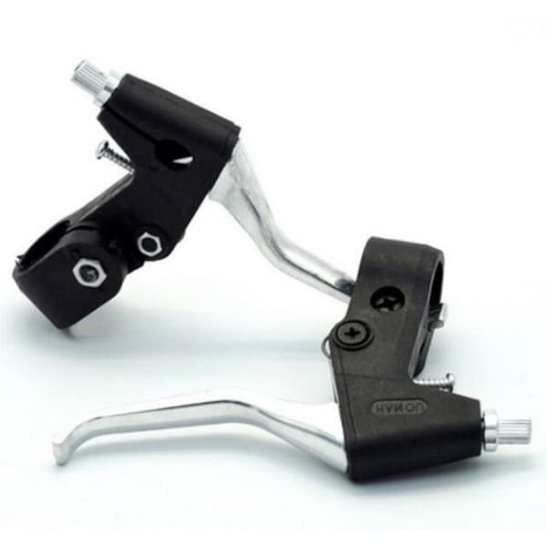 MTB V-bromssystem 2-par aluminiumbromsar silver passar de flesta cyklar