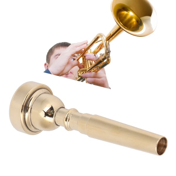 Guld 7C Trompet Mundstykke Holdbart Messing Professionelt Horn Tilbehør