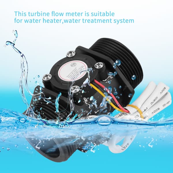DN40 1,5\" turbinestrømmåler Hall-effektsensor til vandvarmerens flowkontrol