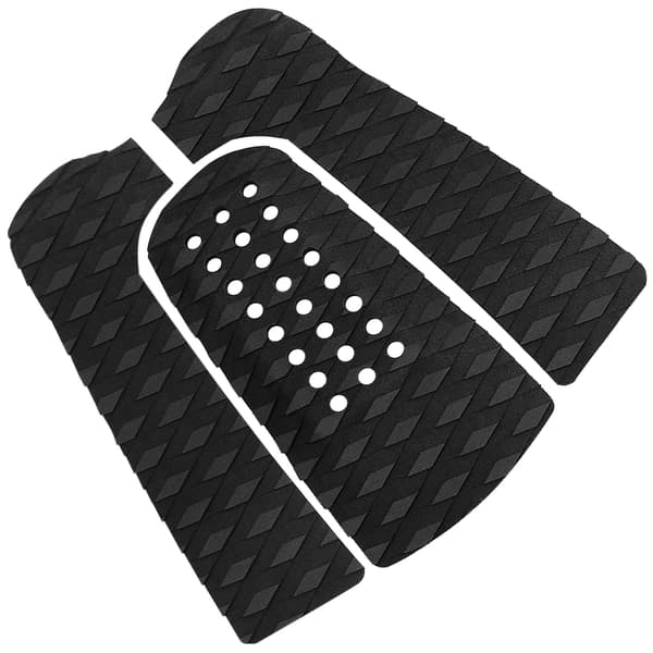 3 st Surf Halkfri Surfbräda Traction Mat Tailpad Däck Traction Svart