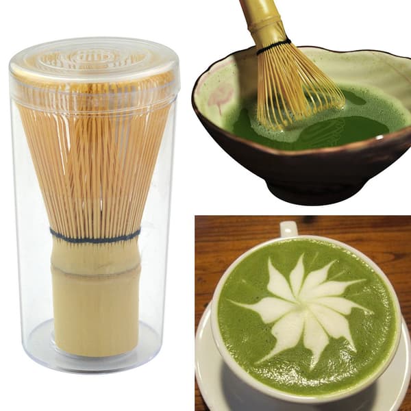 Bambu Matcha Visp Chasen Verktyg - Grön Te Pulver Omrörare