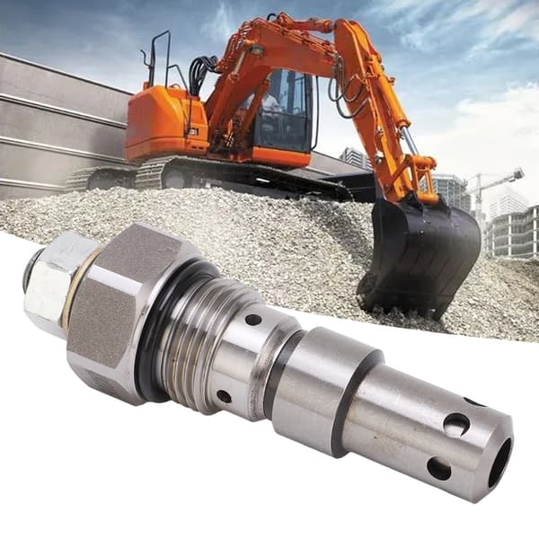 Hydraulisk övertrycksventil metall passar EX200-2 3 grävmaskinsreservdelar