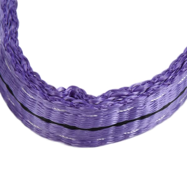 Flad Hejse Løftesejl 1T Polyester Webbing Kraftig Rem 4M til Transport