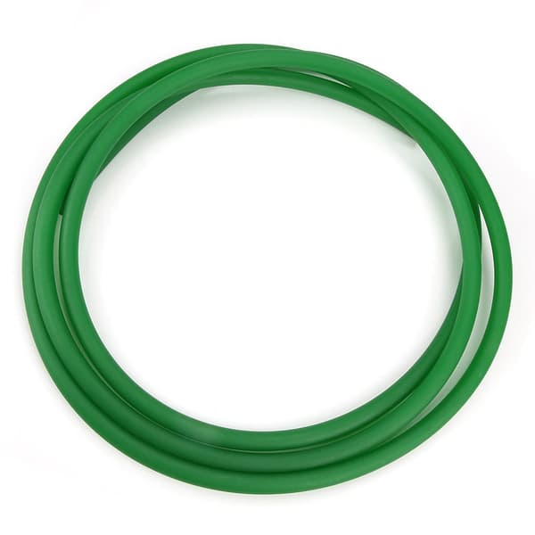 Grönt texturerat PU-rundrem 12 mm x 3 m för transmissionssystem