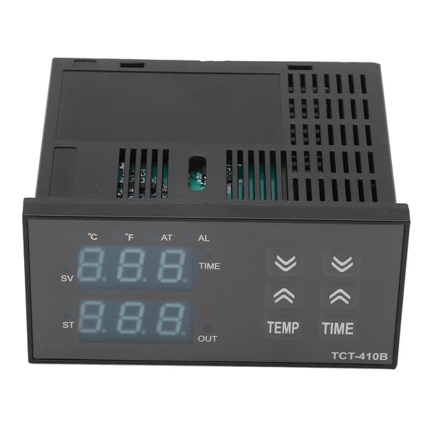 Termostatstyring 2-i-1 Digital Display Timer til Varmepresse 100-240V