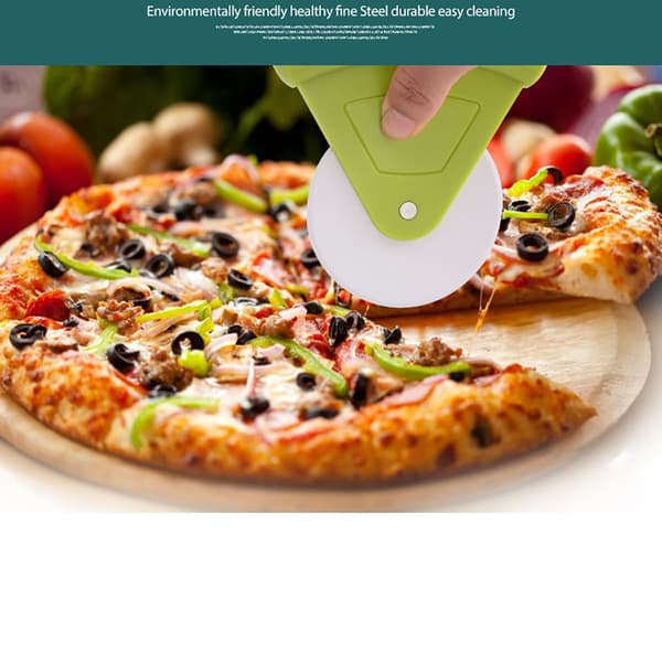 Pizzahjul i plast, degskärare, bakverktygsformset
