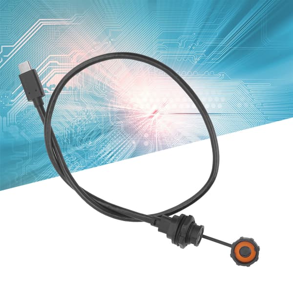 Vedenpitävä USB C -liitin IP68 Type-C naaras/uros kaapeliliitin E10TPC 0.3M