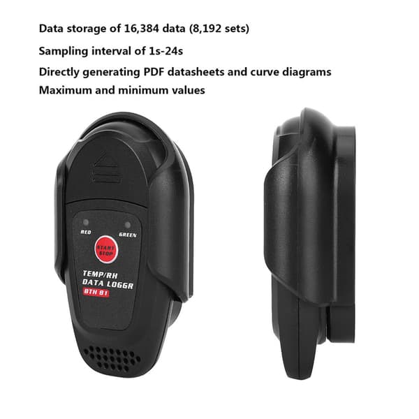 BSIDE BTH81 USB Temperatur Fugtighedslogger, Digital Termometer Hygrometer med Datalagring