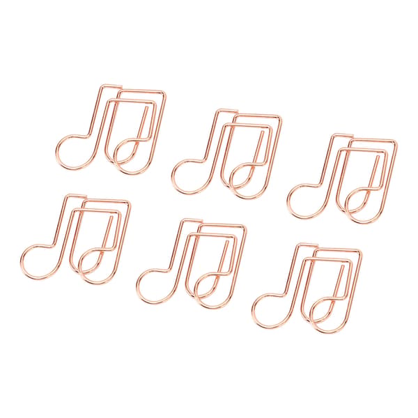 100 stk. papirclips, multifunktionelle, innovative, søde former, rustfri galvaniserede metalclips til dokumentklassificering