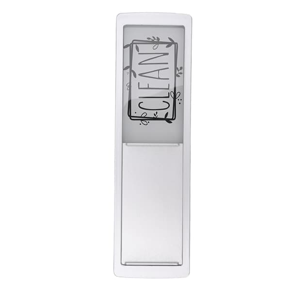 Diskmaskin Ren Smutsig Magnet Skylt Självhäftande Tejp - Silver
