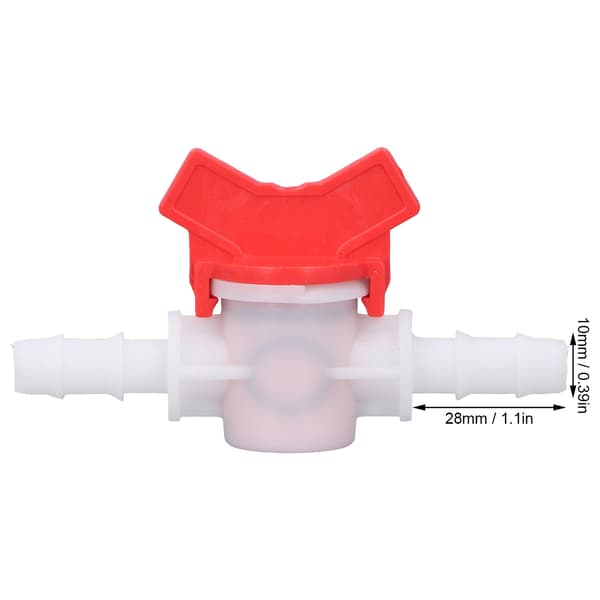 2 stk. vandgennemstrømningsreguleringsventil Stopregulator ABS-kontaktkit 10 mm 0,39 tommer