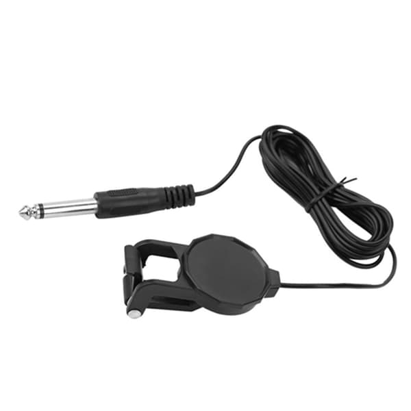 3,5 mm Piezo Pickup Mikrofonklämma för fiol akustisk gitarr