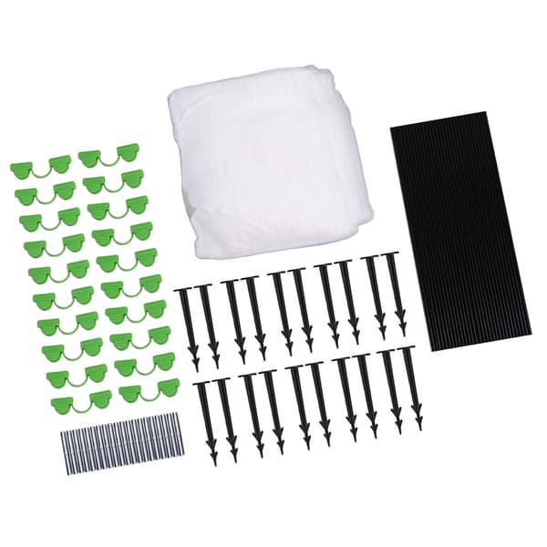 Polyeten Glasfiberbågar Set DIY Trädgårdstunnelram Radskyddsstöd