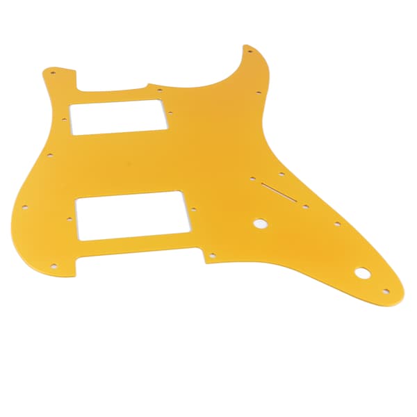 Orange Guld Aluminiumlegering 2 Humbucker Plektrumskydd för Elgitarr