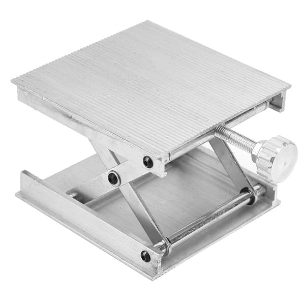 Laboratorie lyftplattform 90x90mm Universal Laser Nivå Justerbart Stativ